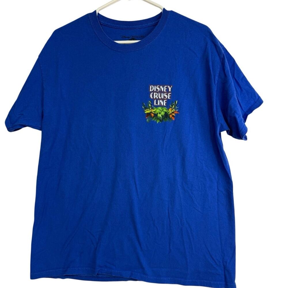 Vintage Y2K 
Disney Cruise Line Mickey In Paradise Castaway Cay Bahamas Tee L